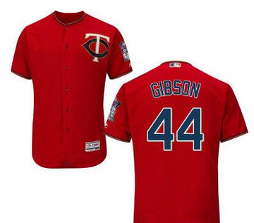 Kyle Gibson Minnesota Twins red jersey