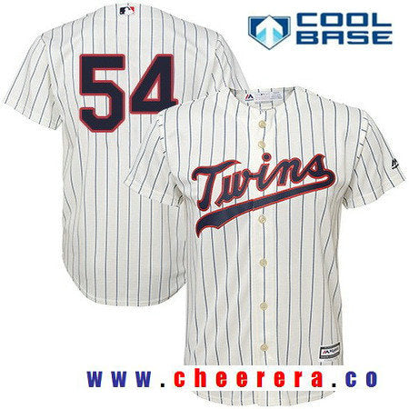 Ervin Santana Minnesota Twins cream Alternate jersey