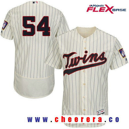 Ervin Santana Minnesota Twins cream Alternate jersey