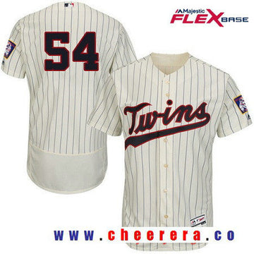 Ervin Santana Minnesota Twins cream Alternate jersey
