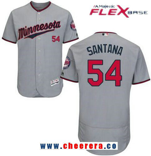Ervin Santana Minnesota Twins gray Road jersey