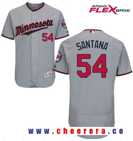 Ervin Santana Minnesota Twins gray Road jersey