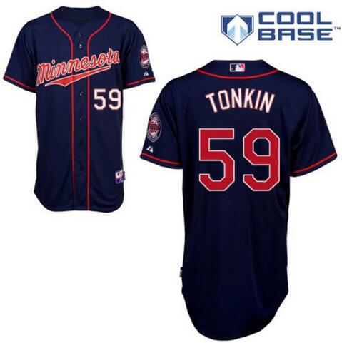 Michael Tonkin Minnesota Twins navy jersey