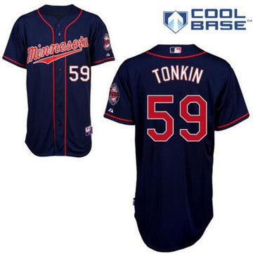 Michael Tonkin Minnesota Twins navy jersey