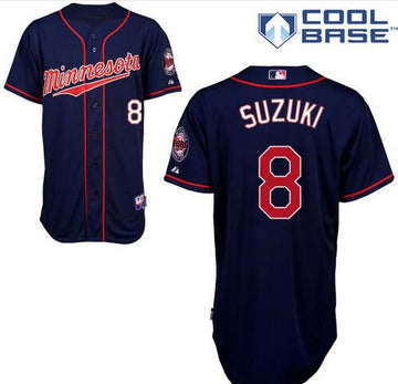 Kurt Suzuki Minnesota Twins navy jersey
