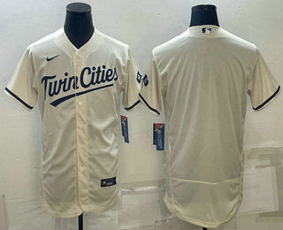 Custom Minnesota Twins cream City Connect jersey