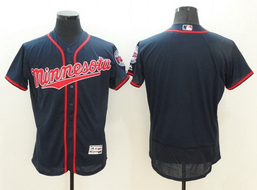 Custom Minnesota Twins navy jersey