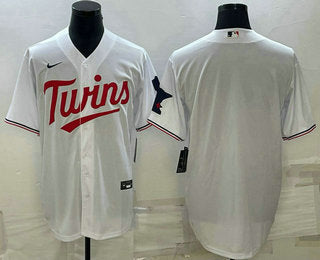 Blank White Minnesota Twins red jersey