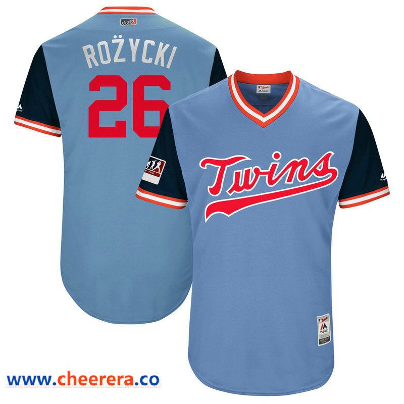 Max Kepler Rozycki Majestic Minnesota Twins blue-navy Authentic jersey