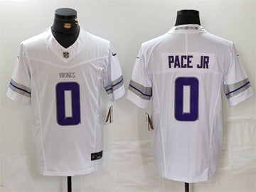 Ivan Pace Jr Minnesota Vikings white Limited jersey