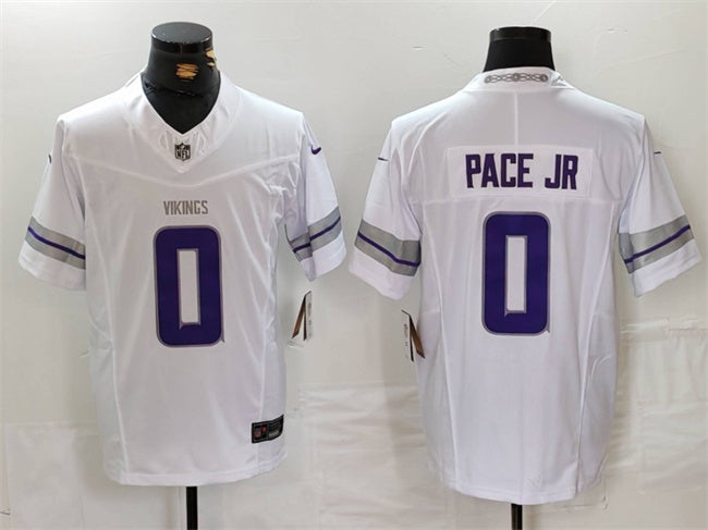 Ivan Pace Jr Minnesota Vikings white Limited jersey