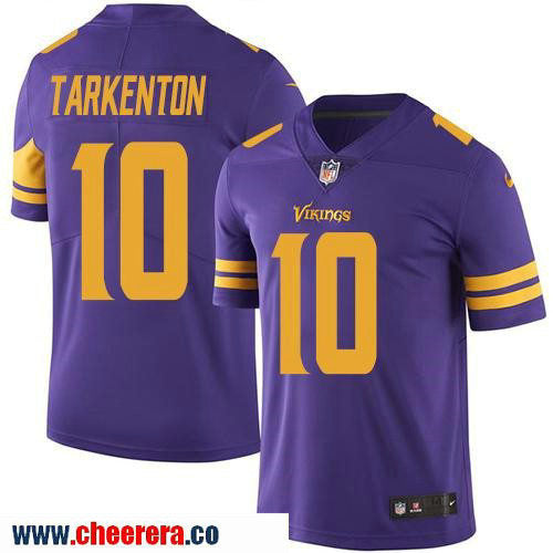 Fran Tarkenton Minnesota Vikings purple Color Rush jersey
