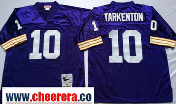 Fran Tarkenton Minnesota Vikings purple Throwback jersey