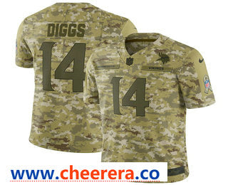 Stefon Diggs Minnesota Vikings camo Salute To Service jersey