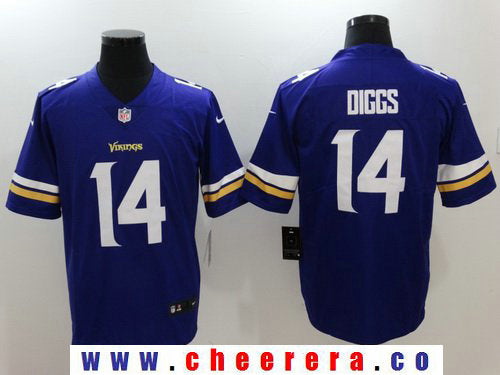 Stefon Diggs Minnesota Vikings purple Vapor jersey