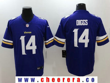Stefon Diggs Minnesota Vikings purple Vapor jersey