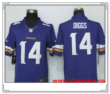 Stefon Diggs Minnesota Vikings purple Limited jersey