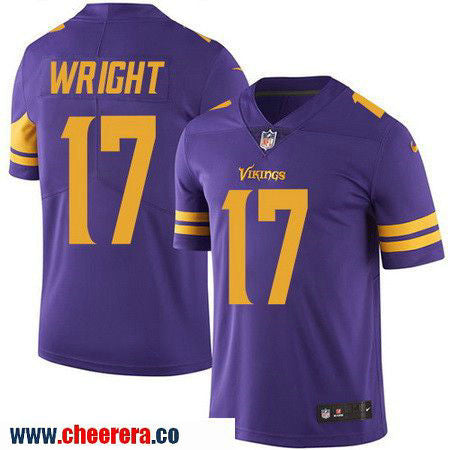 Jarius Wright Minnesota Vikings purple Color Rush jersey