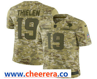 Adam Thielen Minnesota Vikings camo Salute To Service jersey