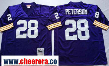 Adrian Peterson Minnesota Vikings purple Throwback jersey