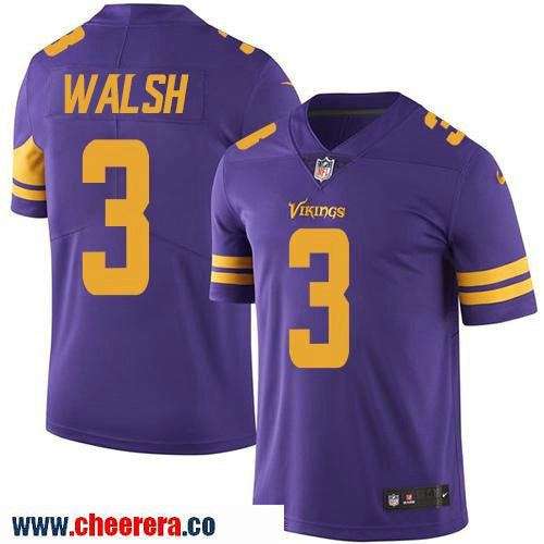 Blair Walsh Minnesota Vikings purple Color Rush jersey