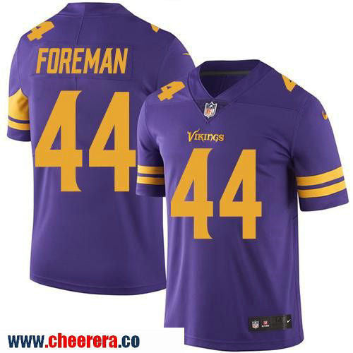 Chuck Foreman Minnesota Vikings purple Color Rush jersey