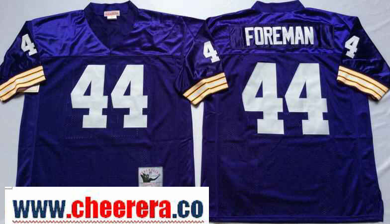 Chuck Foreman Minnesota Vikings purple Throwback jersey