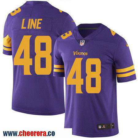 Zach Line Minnesota Vikings purple Color Rush jersey