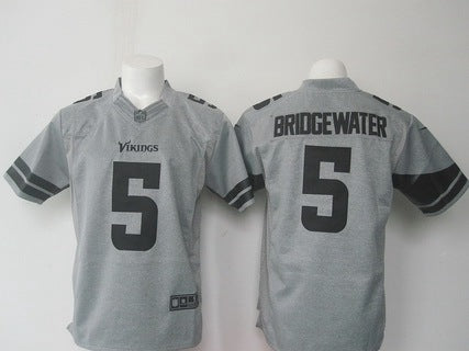 Teddy Bridgewater Nike Minnesota Vikings gray Limited jersey