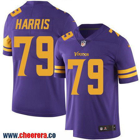 Michael Harris Minnesota Vikings purple Color Rush jersey