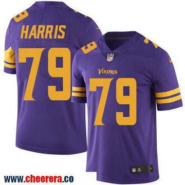 Michael Harris Minnesota Vikings purple Color Rush jersey