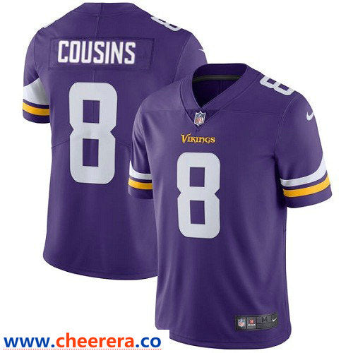 Kirk Cousins Minnesota Vikings purple Vapor jersey