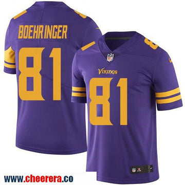 Moritz Boehringer Minnesota Vikings purple Color Rush jersey