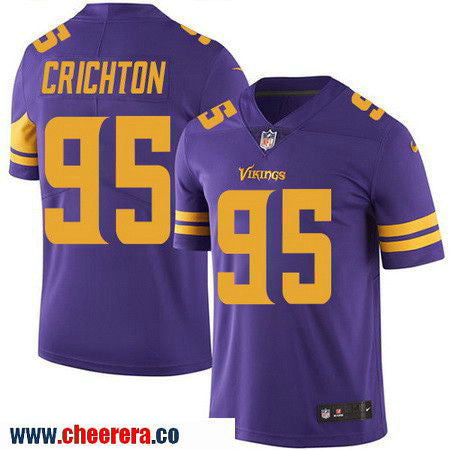 Scott Crichton Minnesota Vikings purple Color Rush jersey