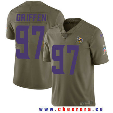 Everson Griffen Minnesota Vikings olive Salute To Service jersey