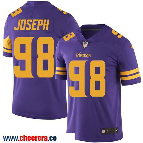 Linval Joseph Minnesota Vikings purple Color Rush jersey