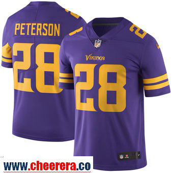 Adrian Peterson Nike Minnesota Vikings purple Color Rush jersey