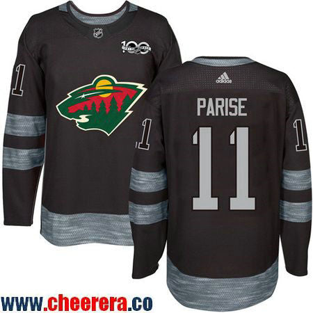 Zach Parise Minnesota Wild black jersey