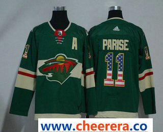 Zach Parise Minnesota Wild green jersey