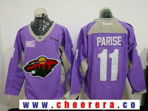 Zach Parise Minnesota Wild purple jersey