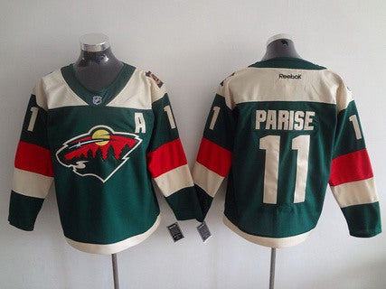 Zach Parise Reebok Minnesota Wild green Stadium Series jersey