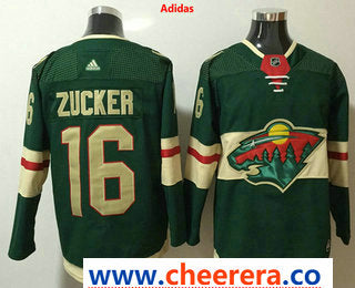 Jason Zucker Minnesota Wild green jersey