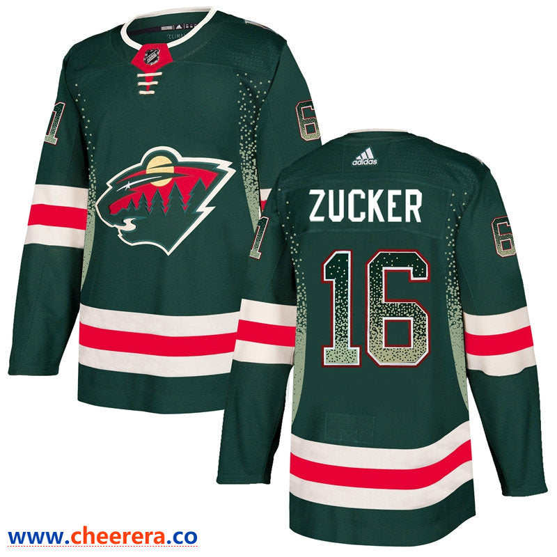 Jason Zucker Minnesota Wild green Fashion jersey