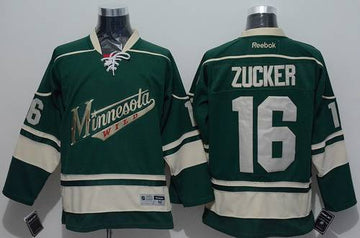 Jason Zucker Minnesota Wild green Third jersey