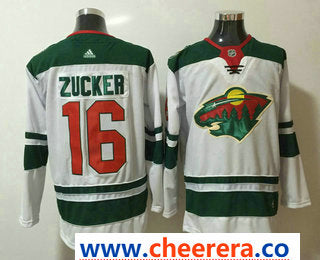Jason Zucker Minnesota Wild white jersey