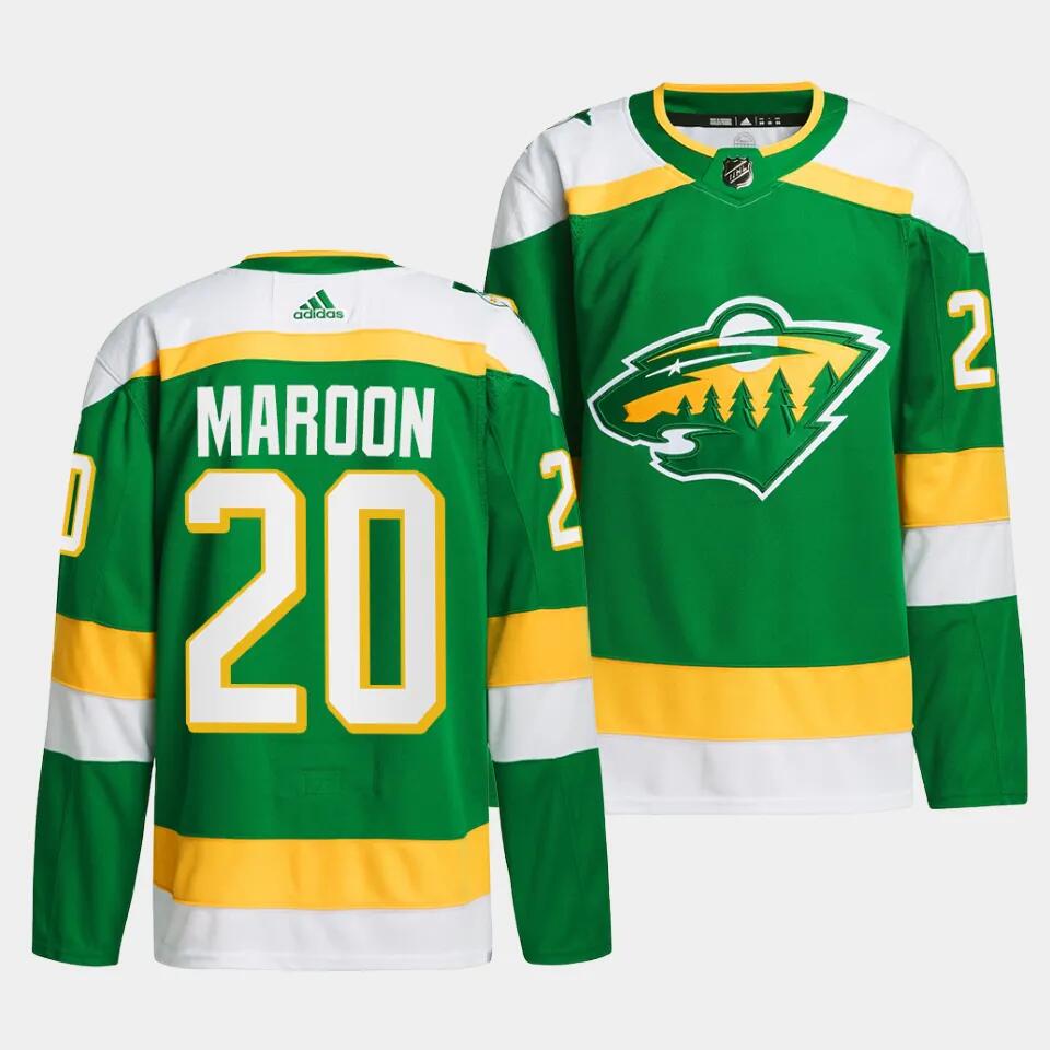 Patrick Maroon Minnesota Wild green jersey