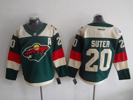 Ryan Suter Reebok Minnesota Wild green Stadium Series jersey