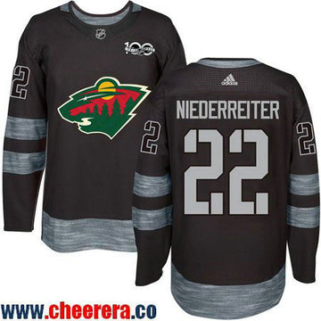 Nino Niederreiter Minnesota Wild black jersey