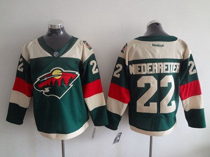 Nino Niederreiter Reebok Minnesota Wild green Stadium Series jersey