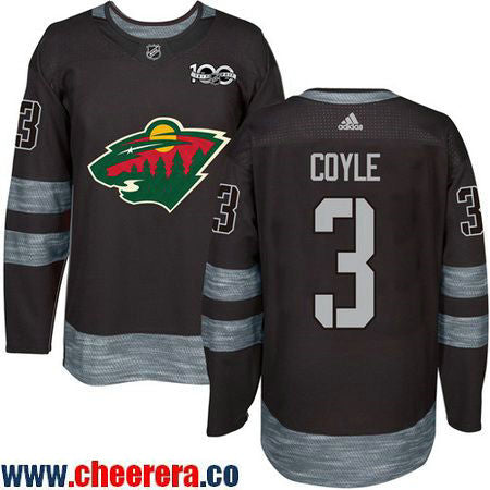 Charlie Coyle Minnesota Wild black jersey